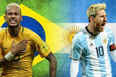 世预赛巴西对阵阿根廷  内马尔因伤缺席