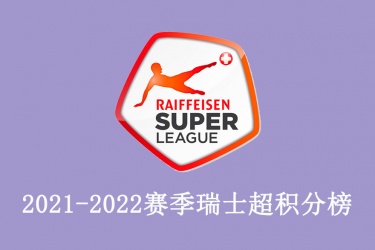 2021-2022赛季瑞士超级联赛积分榜一览