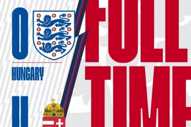 欧国联赛英格兰0-4惨败匈牙利，罗兰-萨莱梅开二度，英格兰小组垫底