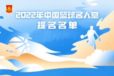 中国篮协官方发布了2022年首届中国篮球名人堂提名名单