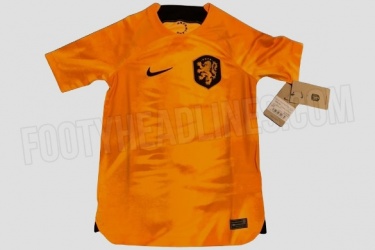 荷兰卡塔尔世界杯球衣谍照公布，依旧是传统的橙色