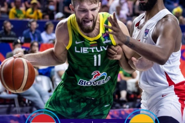 男篮欧洲锦标赛小组赛：立陶宛战胜匈牙利，保留一线晋级希望