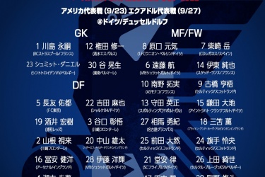 日本公布最新一期国家队名单：半数以上都是旅欧球员，富安健洋、久保健英在列