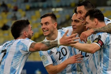 阿根廷已经完成连续34场不败，距离意大利保持的最长不败纪录只差3场